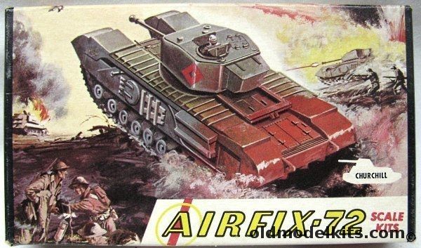 Airfix 1/76 Churchill Mk. VII Tank - Craftmaster Issue, M5-49 plastic model kit